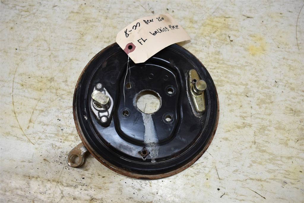 2000 Yamaha Bear Tracker 250 Left Front Brake Backing Plate 4XE-F7290-00-00