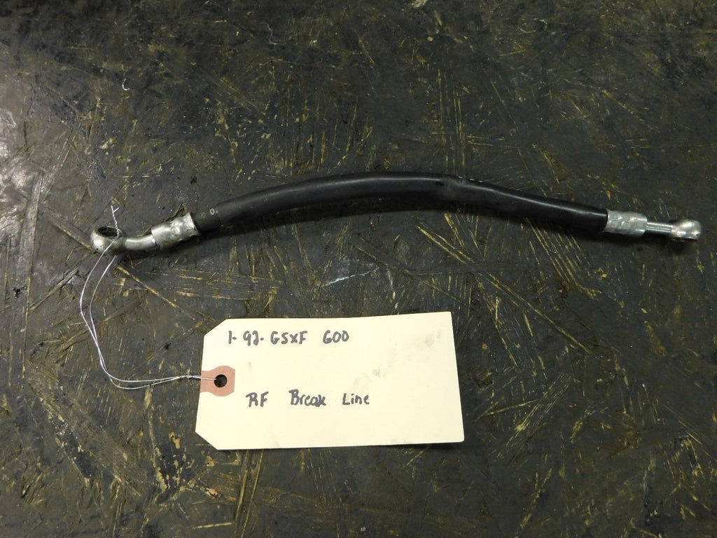 1992 Suzuki GSX600F Right Front Brake Line