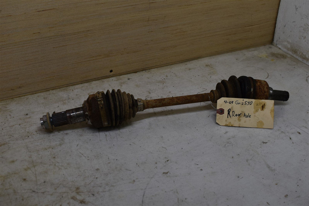 2009 Yamaha Grizzly 550 4x4 FI EPS Hunter Right rear Axle