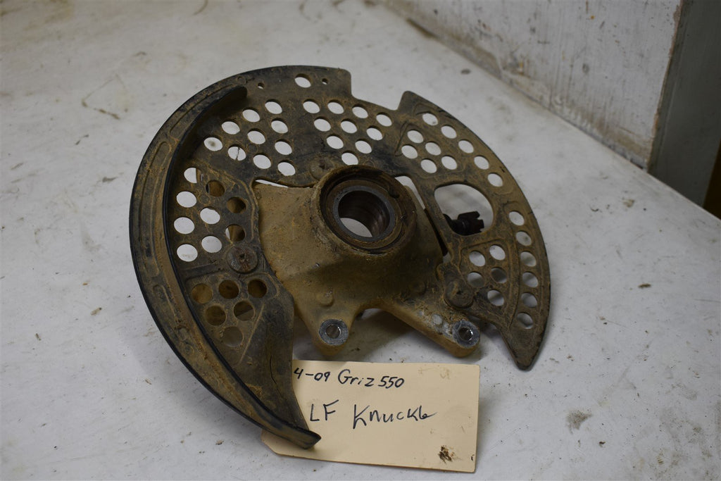 2009 Yamaha Grizzly 550 4x4 FI EPS Hunter Left Front Knuckle 28P-23501-01-00