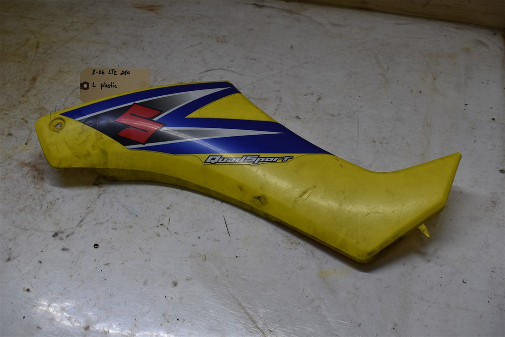 2006 Suzuki LTZ 250 Left Side Plastic 53122-21G01-YU1