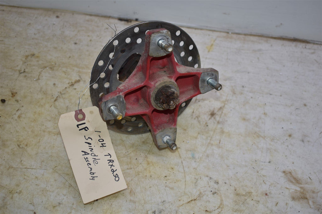 2004 Honda TRX 250 EX Left Front Spindle & Wheel Hub 51260-HN6-A30