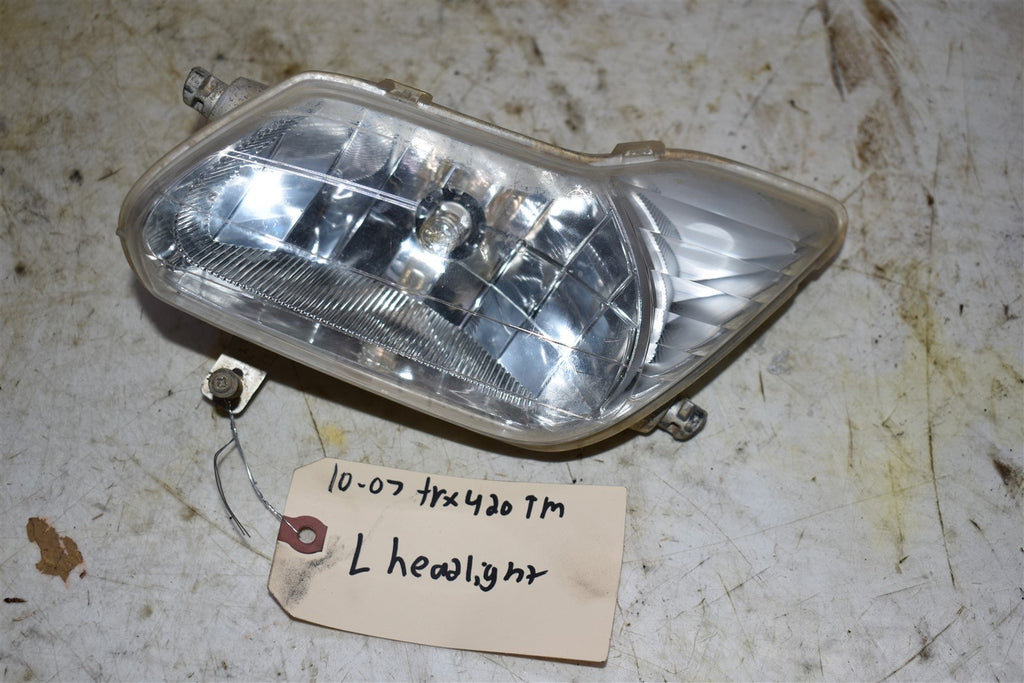 2007 Honda TRX 420 TM Left Headlight 33160-HP5-601