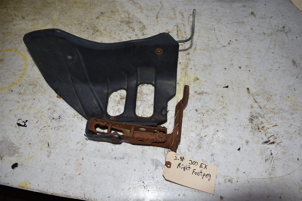 1998 Honda 300 EX Right Foot Peg/ Heel Guard 50610-HM3-000