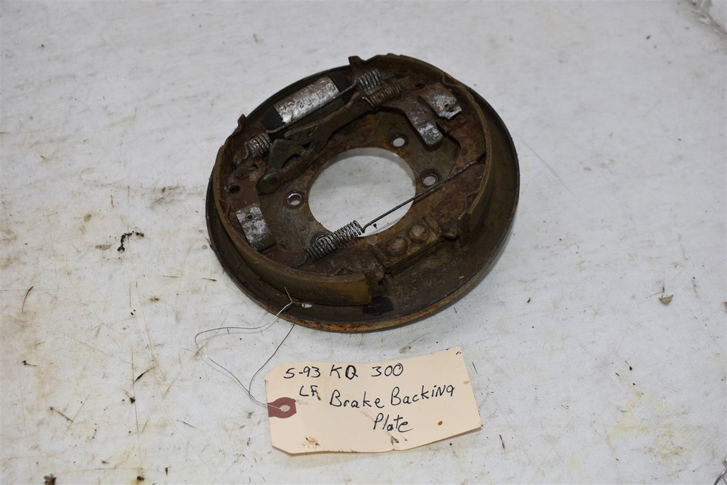 1993 Suzuki King Quad 300 Left Front Brake Backing Plate 54810-39D00
