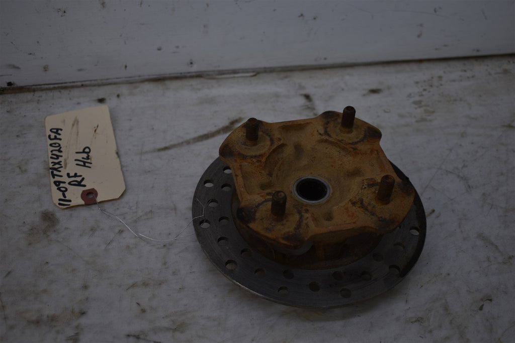2009 Honda TRX 420 FA Right Front Wheel Hub 44615-HP7-A00