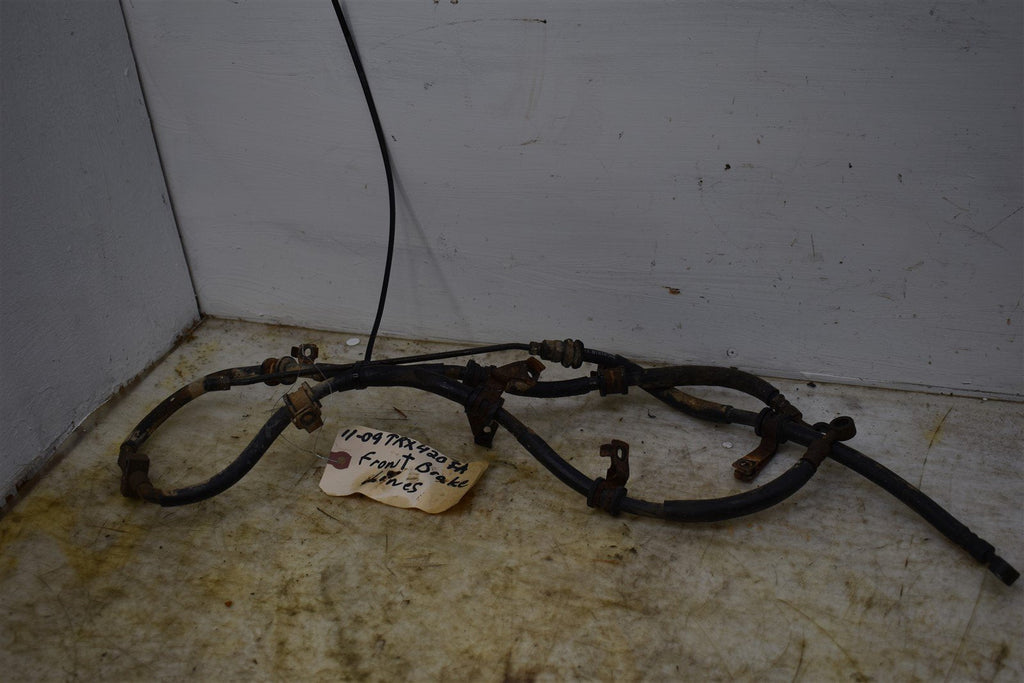 2009 Honda TRX 420 FA Front Brake Lines 45126-HP5-601 45127-HP7-A01