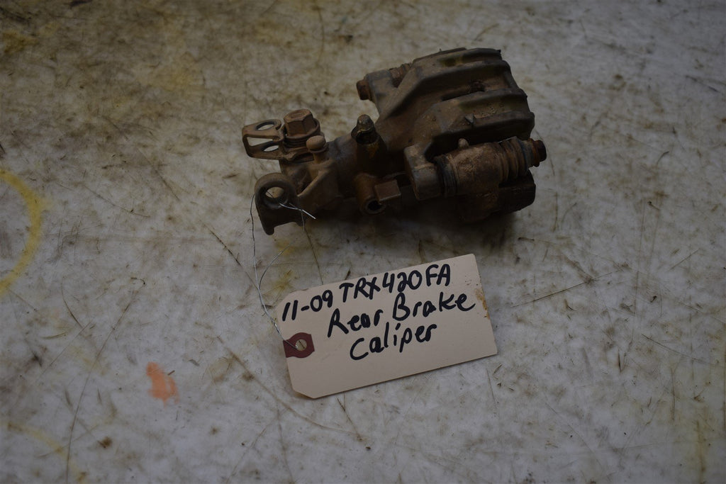 2009 Honda TRX 420 FA Rear Brake Caliper 43150-HN8-006