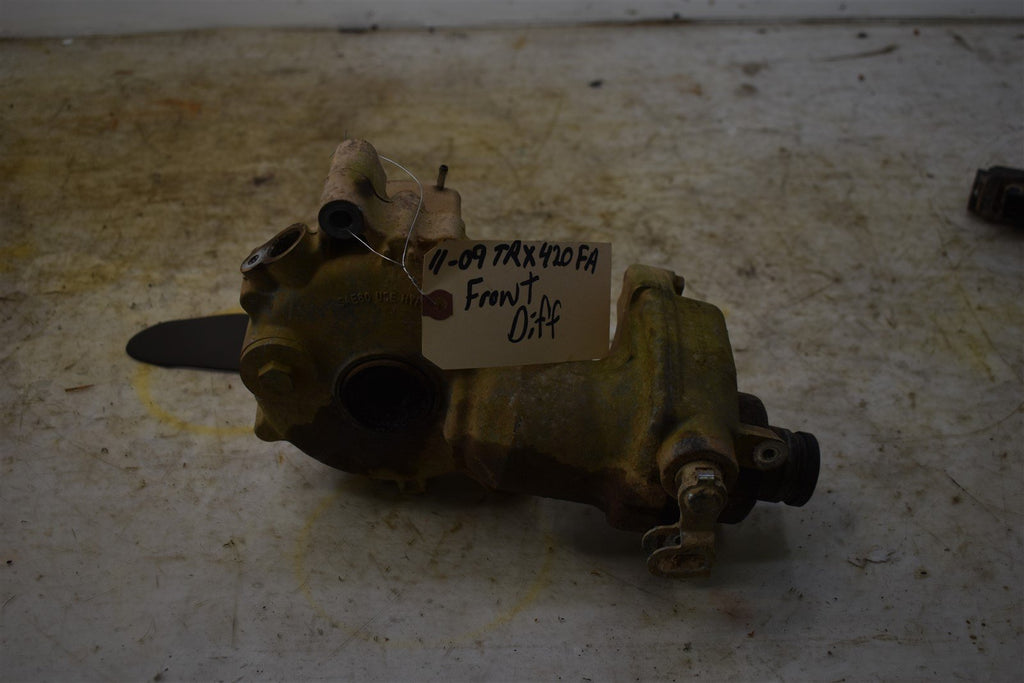 2009 Honda TRX 420 FA Front Differential 41411-HP7-A00 41412-HP7-A00