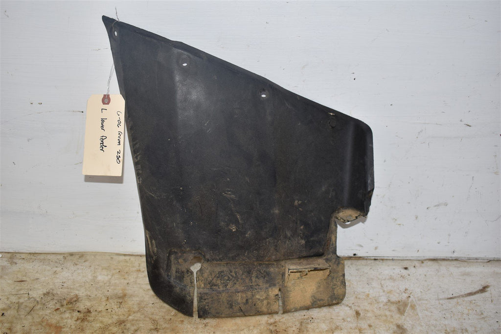 2006 Honda Recon 250 Left Lower Splash Guard 61866-HM8-B00ZA