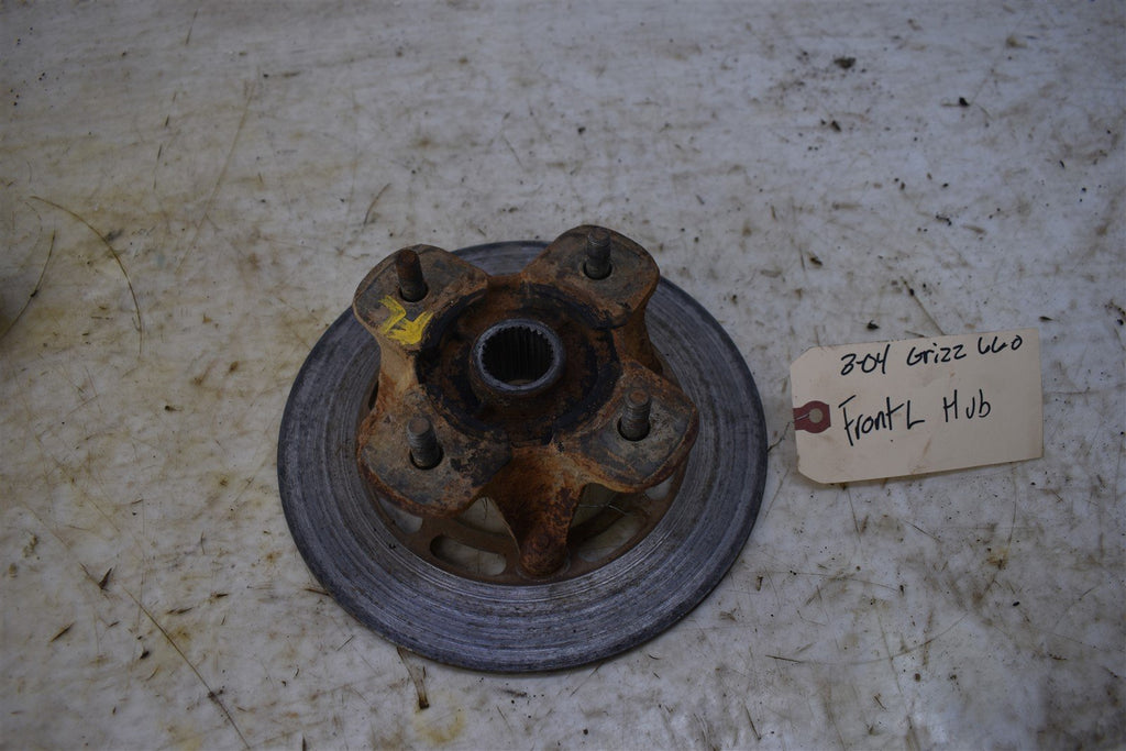 2004 Yamaha Grizzly 660 4x4 Front Left Hub 5KM-25111-10-00