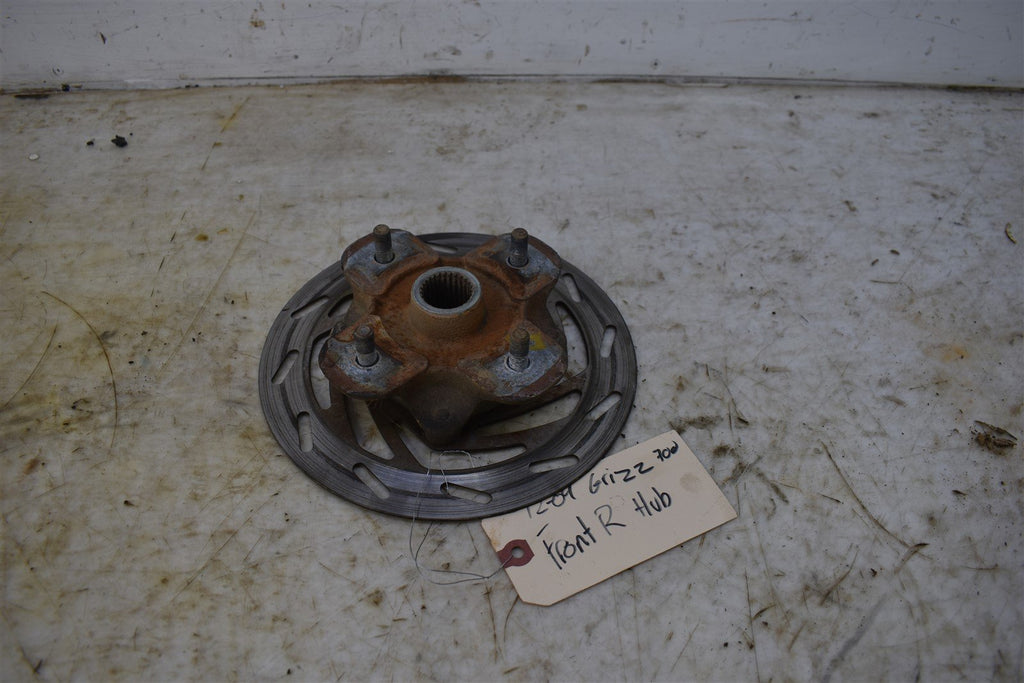 2009 Yamaha Grizzly 700 4x4 EPS Right Front Wheel Hub
