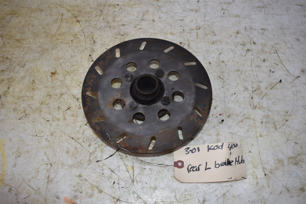 2001 Yamaha Kodiak 400 2WD Auto Rear Brake Rotor/Hub