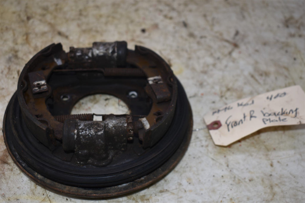 1996 Yamaha Kodiak 400 Right Front Backing Plate 3HN-27208-00-00