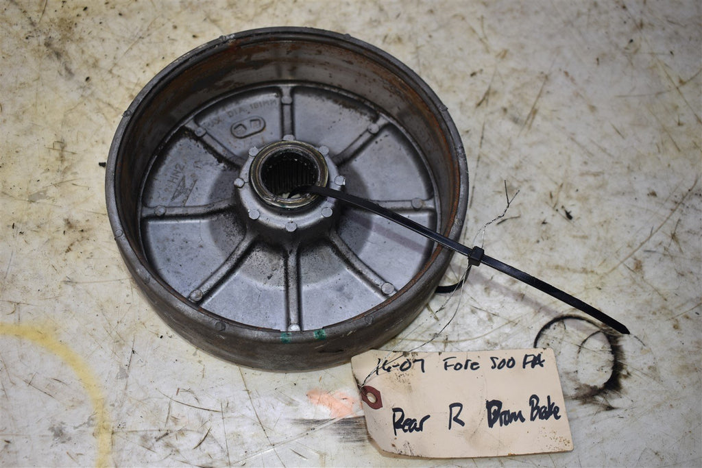2007 Honda Foreman 500 FA 4WD Rear Right Brake Drum 43620-HN2-000
