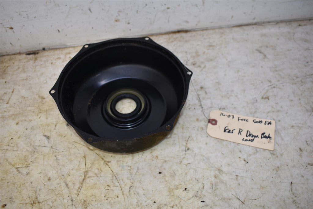 2007 Honda Foreman 500 FA 4WD Rear Right Drum Brake Cover 40520-HP0-A00