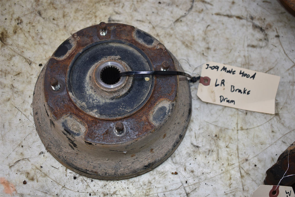 2009 Kawasaki Mule 610 4x4 KAF400A9F Left Rear Brake Drum 41038-0018