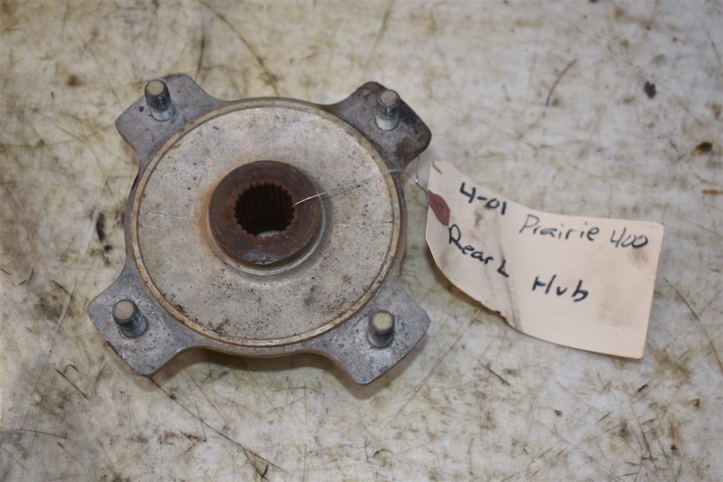 2001 Kawasaki Prairie 400 4x4 Left Rear Wheel Hub 49030-1122