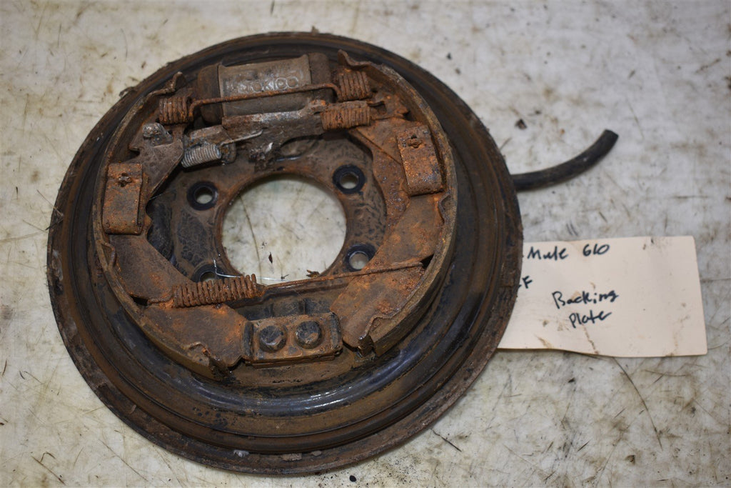 2005 Kawasaki Mule 610 4x4 KAF400A-A1 Left Front Backing Plate 41035-0009