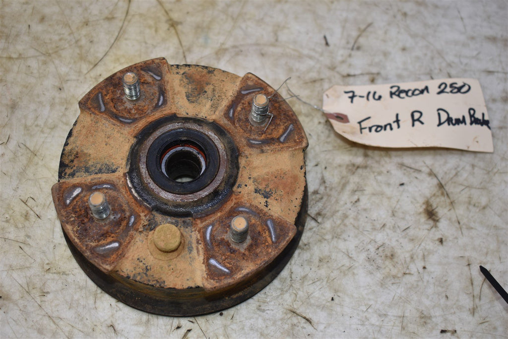 2016 Honda Recon 250 ES 2WD Right Front Brake Drum/ Wheel Hub 44600-HM8-000