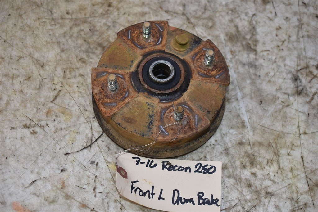 2016 Honda Recon 250 ES 2WD Left Front Brake Drum 44600-HM8-000