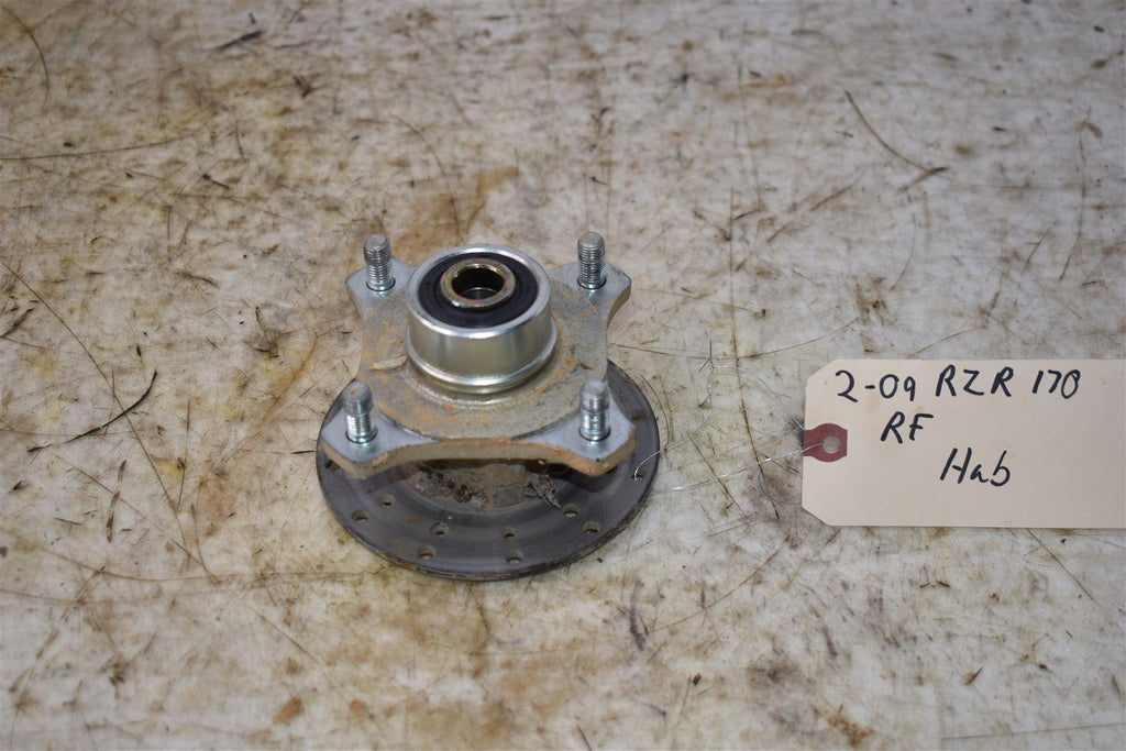 2009 Polaris Razor RZR 170 - Red  Right Front Wheel Hub 0454796