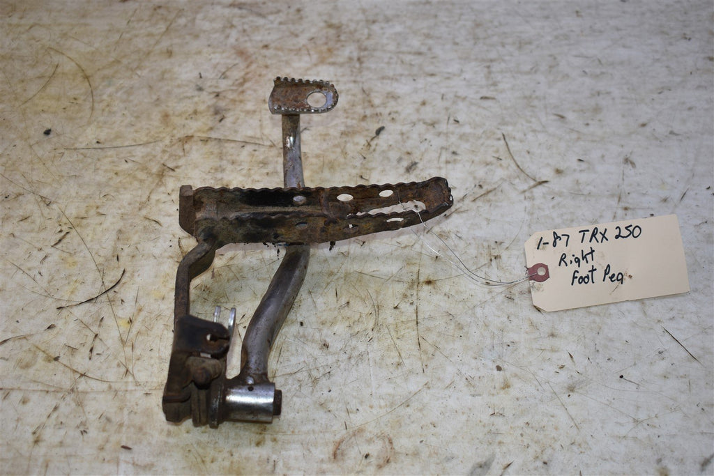 1987 Honda TRX 250 Right Foot Pedal 50611-HA8-680