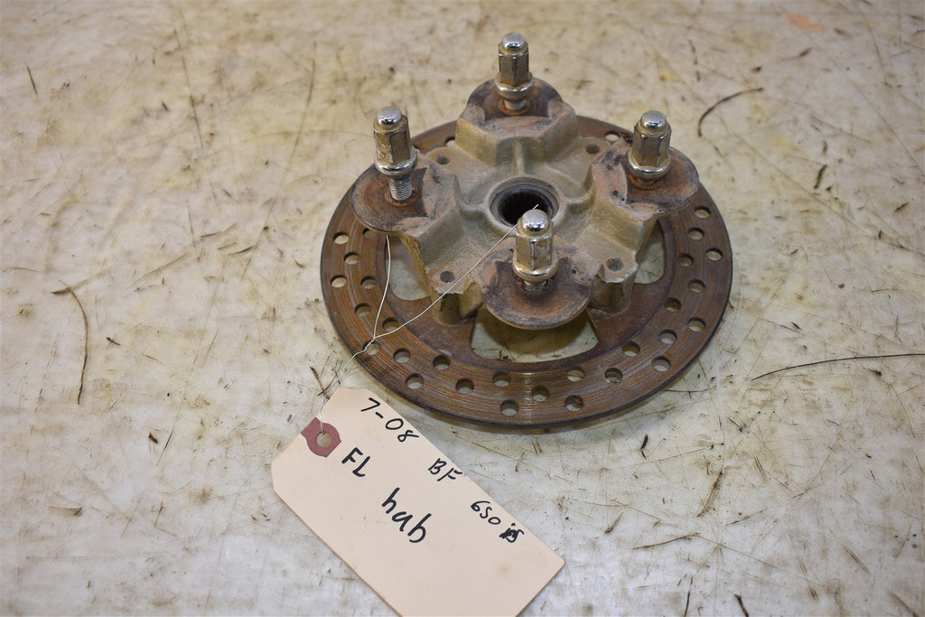 2008 Kawasaki Brute Force 650 IRS 4x4I  Left Front Wheel Hub 49030-0013