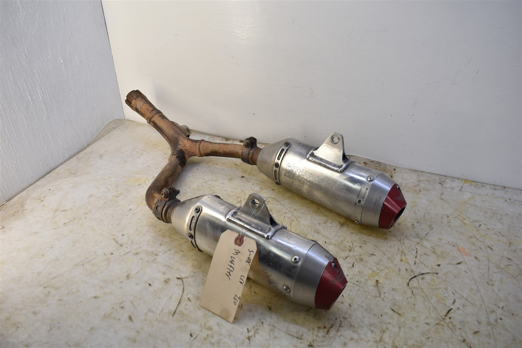 2008 Honda CRF250R Mufflers 18310-KRN-A10 18410-KRN-A10