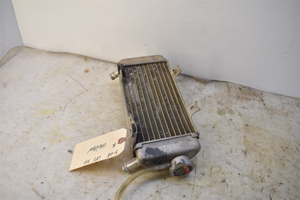 2008 Honda CRF250R Right Radiator 19010-KRN-A01
