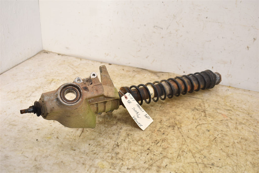 2007 Kawasaki Prairie 360 4x4 Right Front Shocks & Knuckle 39186-0044