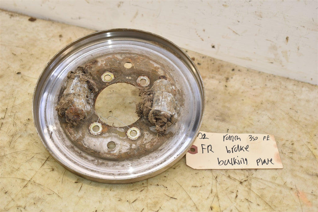 2002 Honda Rancher 350 FE 4WD Front Right Brake Backing Plate 45110-HN5-671