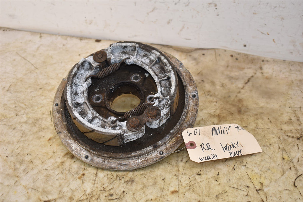 2001 Kawasaki Prairie 400 4x4 Right Rear Brake Backing Plate 41035-1500