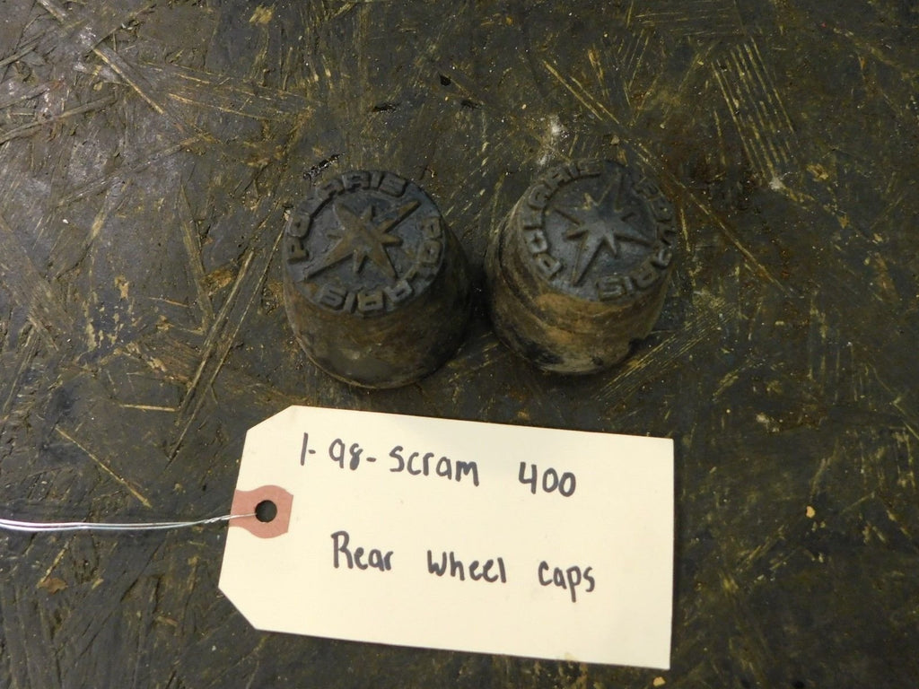 1998 Polaris Scrambler 400 4x4 Rear Wheel Caps