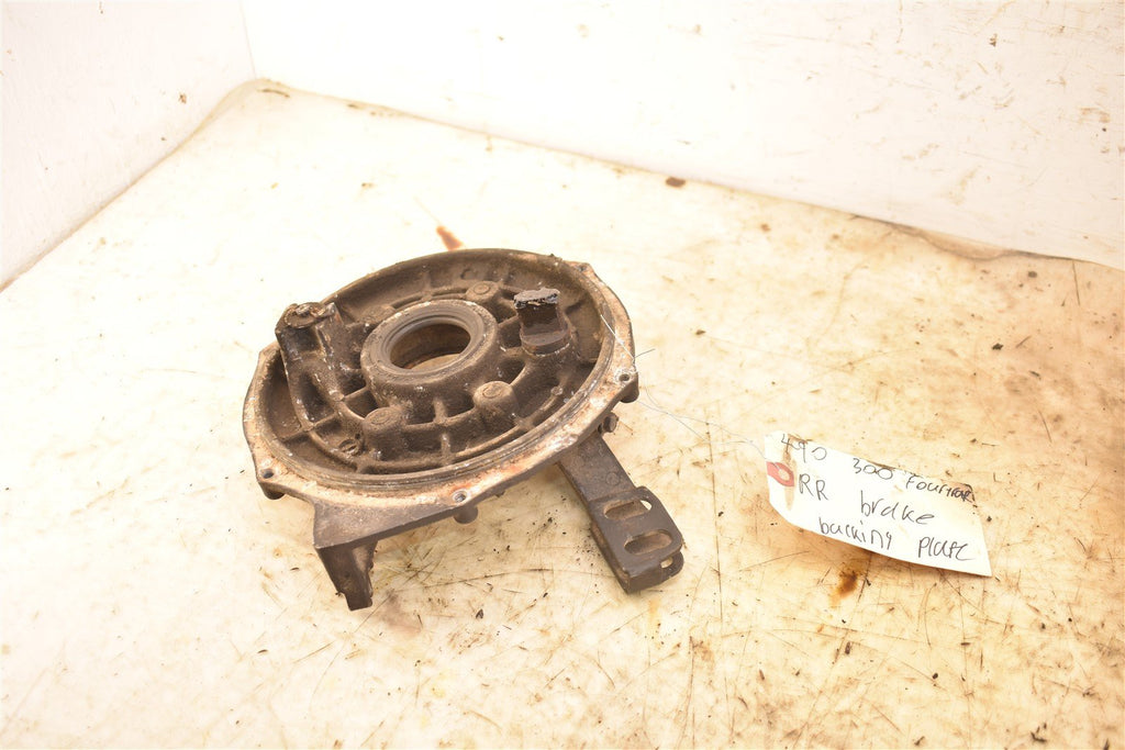 1990 Honda 300 Fourtrax 4x4 Right Rear Brake Backing Plate 43100-HC4-010