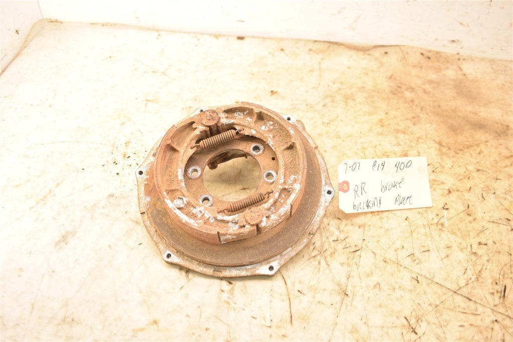 2007 Suzuki Eiger 400 4x4 Automatic Right Rear Brake Backing Plate 64210-38F00