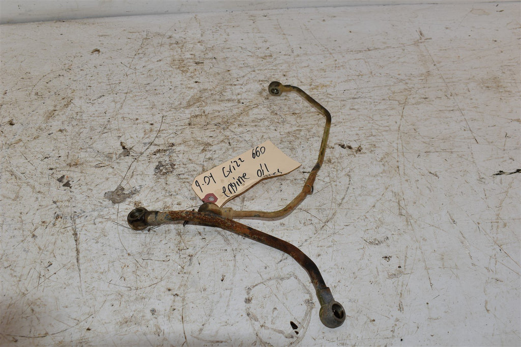 2004 Yamaha Grizzly 660 4x4 Engine Oil Lines 5KM-13171-00-00 5KM-13181-00-00