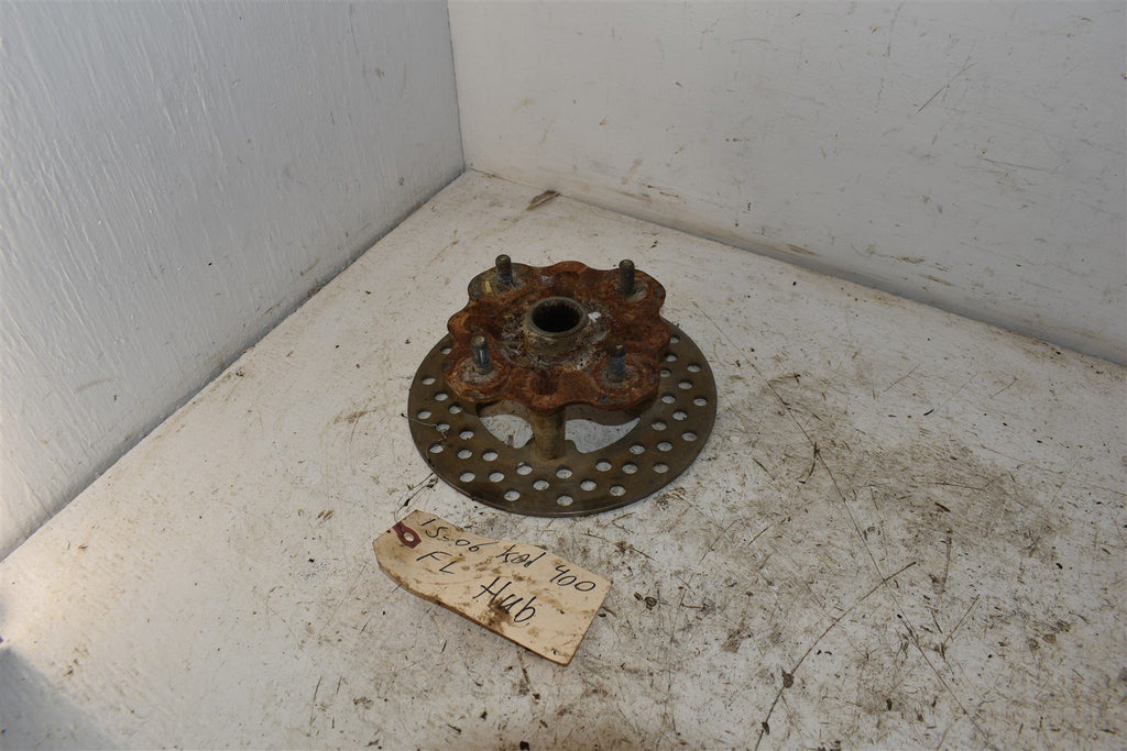 2006 Yamaha Kodiak 400 IRS 4x4 Left Front Wheel Hub 5ND-F5111-20-00