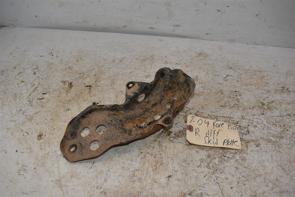 2004 Honda Foreman 450 FE Rear Differential Skid Plate 50355-HN5-670