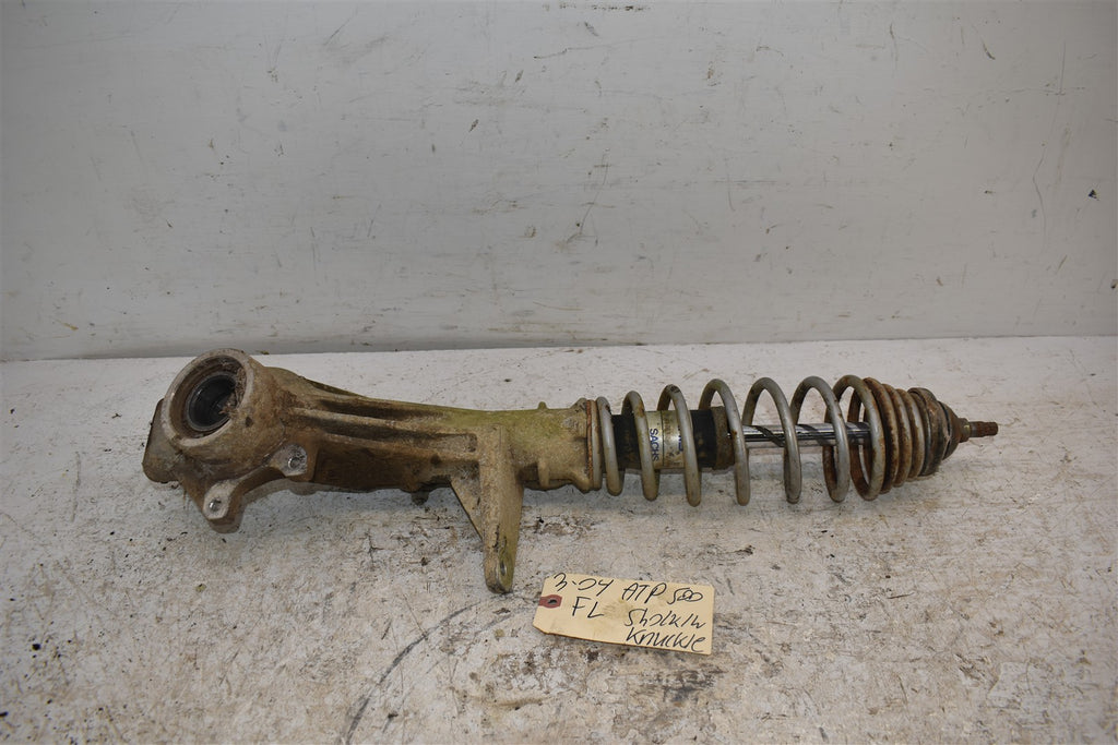 2004 Polaris ATP 500 4x4 Left Front Knuckle / Shock 5132301