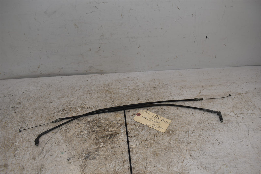 2002 Honda CBR600F4i Throttle Cables 17910-MBW-D20 17920-MBW-D20