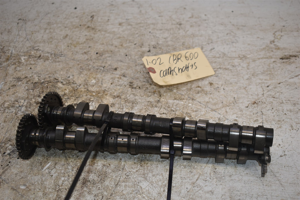 2002 Honda CBR600F4i Camshafts 14110-MBW-010 14210-MBW-J20