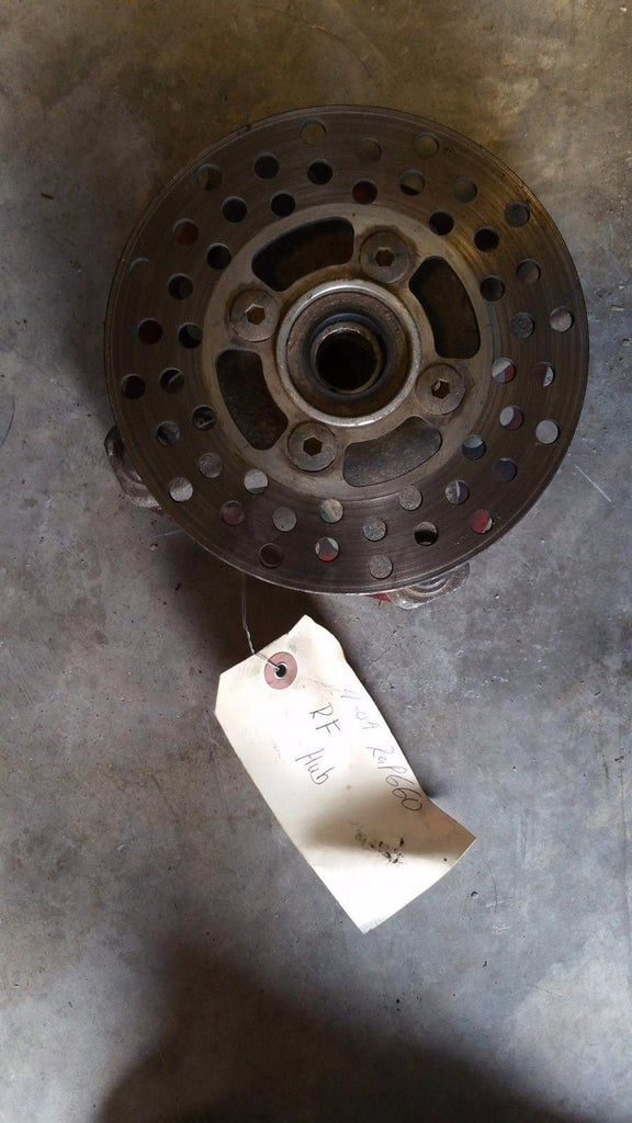 2004 Yamaha Raptor 660 Front Right Wheel Hub & Rotor