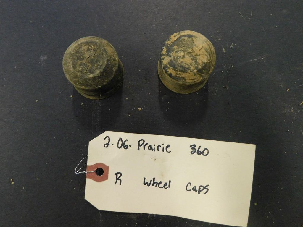 2006 Kawasaki Prairie 360 4x4 Rear Wheel Axle Center Caps