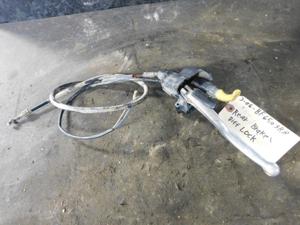 2006 Kawasaki Brute Force 650SRA Rear Brake Perch & Differential Lock