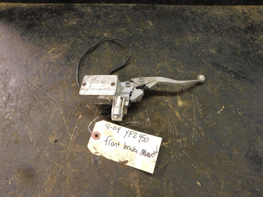 2004 Yamaha YFZ450 Front Brake Master Cylinder