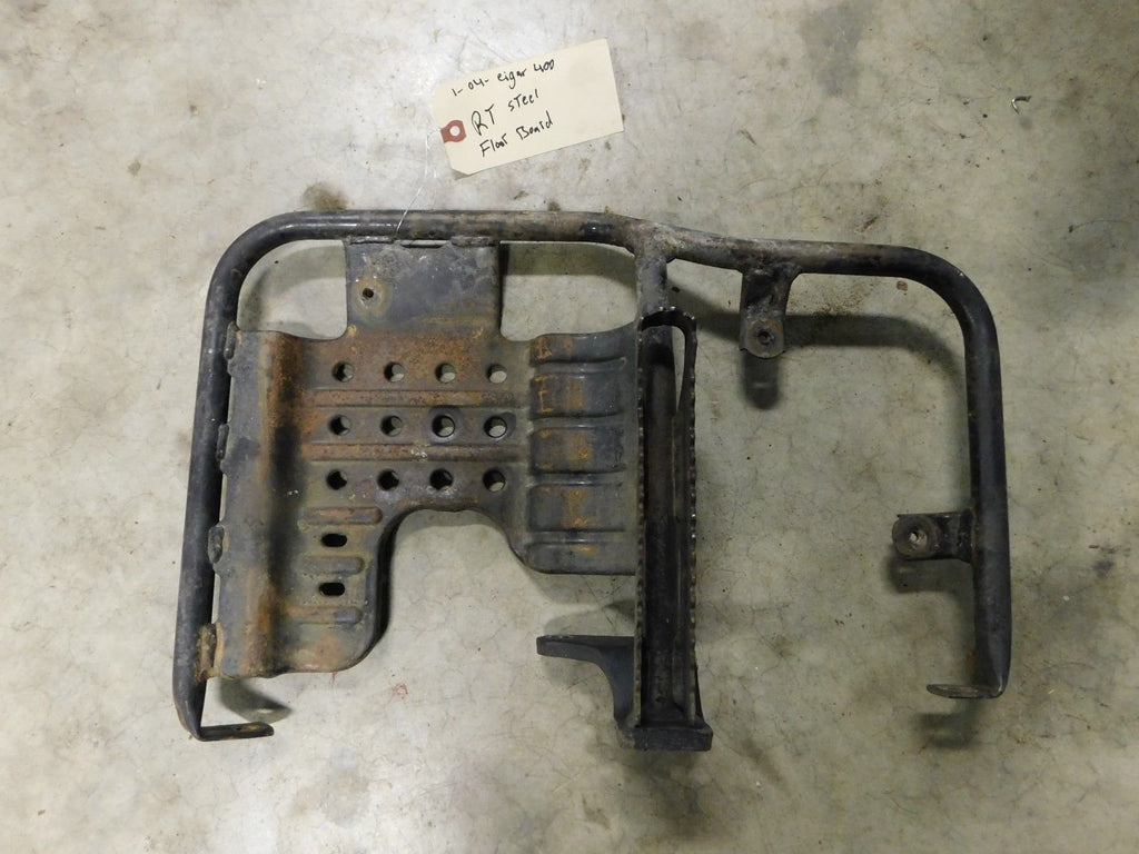 2004 Suzuki Eiger LTA400F Right Steel Foot Board