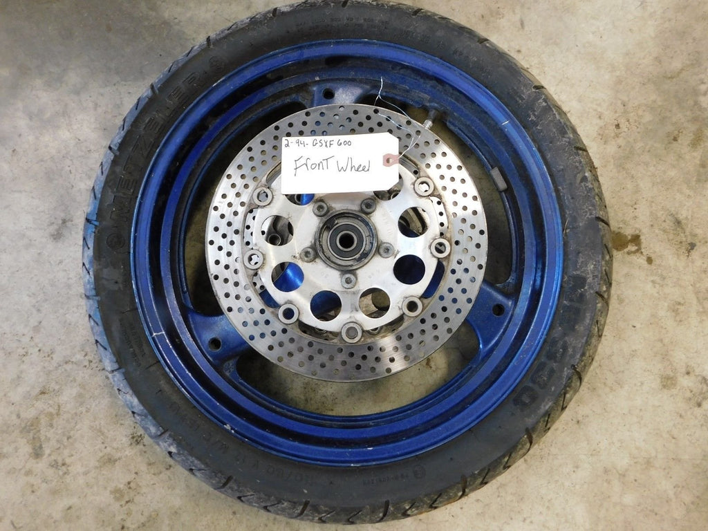 1994 Suzuki GSX600F Katana Front Wheel & Hub
