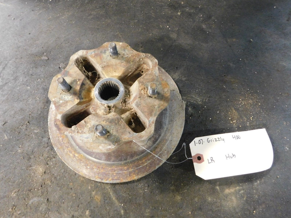 2007 Yamaha Grizzly 400 IRS Left Rear Wheel Hub