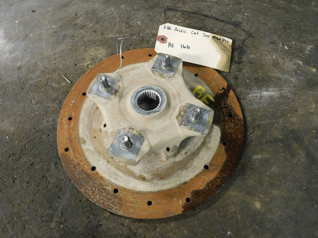 2010 Arctic Cat Mud Pro 700 Right Front Wheel Hub